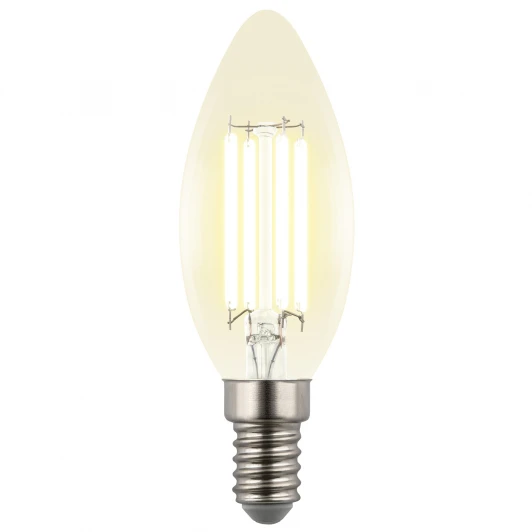 LED-C35-4W/3000K/E14/CL GLY01TR Лампа светодиодная, прозрачная, теплый белый свет 3000K Uniel Яркая A++ LED-C35-4W/3000K/E14/CL GLY01TR