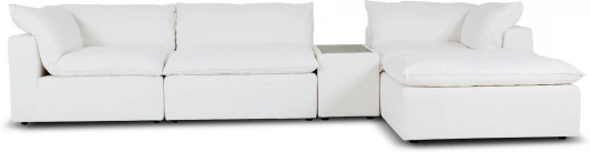 909273 Диван Rivoli ОГОГО Обстановочка! (Ткань/Белый) арт.909273