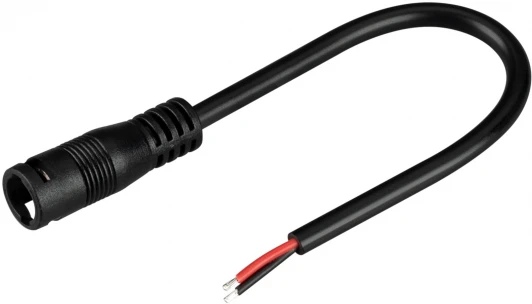 032854 Коннектор выводной DC-MONO-2PIN-L150-F (JACK 5.5, LOCK) 032854 Arlight