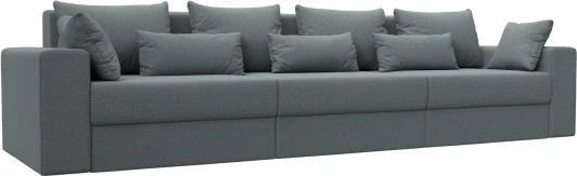 122678 Диван прямой Майами Long (Серый/Рогожка) Лига Диванов арт.122678