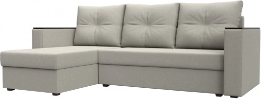 126164L Диван угловой Атланта Лайт Б/С левый угол Лига Диванов (Рогожка) арт.126164L