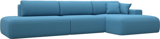 125471 Диван угловой Лига-036 НПБ Модерн Лонг правый угол Лига Диванов (Рогожка) арт.125471