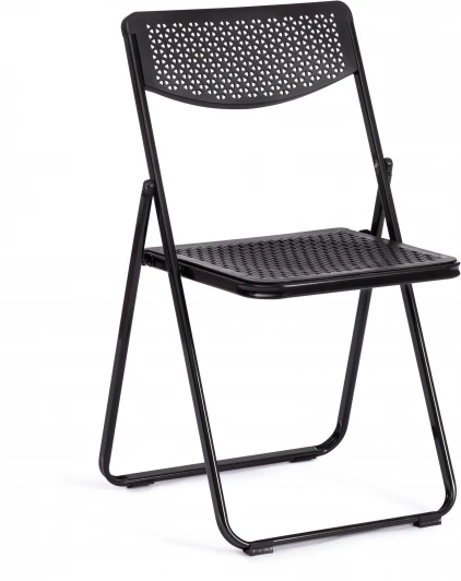 21541 Стул складной FOLDER (mod. 3016) / 2 шт. в упаковке (Металл,Пластик /Черный)