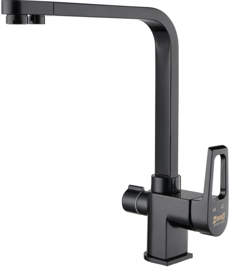 ZR 334 YF-BLACK Смеситель Zorg Clean Water ZR 334 YF-BLACK для кухонной мойки