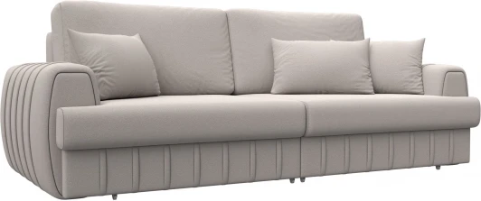 129228 Диван прямой Лига-057 НПБ Лига Диванов (Замша) арт.129228