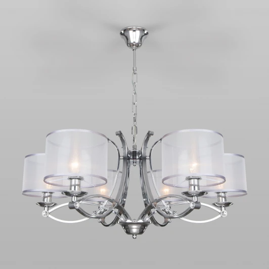 60109/6 хром Подвесная люстра Eurosvet Fabiola 60109/6 хром
