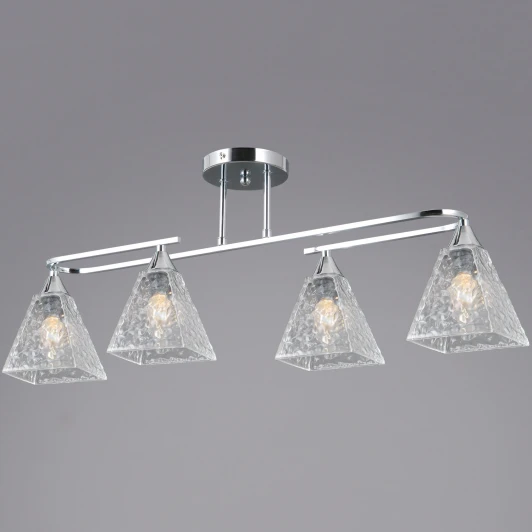 IL0782-4ASQ-25 CR AREZZO Потолочная люстра на штанге ILLUMICO IL0782-4ASQ-25 CR AREZZO