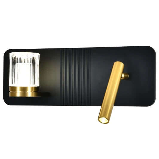 V000202L Настенный светильник светодиодный (14032/2W Black) Indigo Rilievo V000202L (220V)