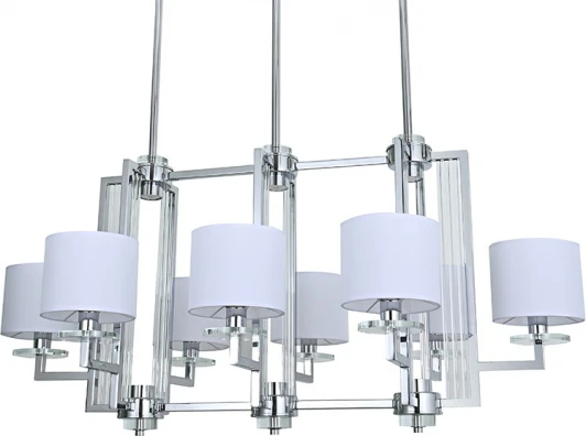 35408/S chrome без абажуров Подвесная люстра Newport 35400 35408/S chrome без абажуров (220V)