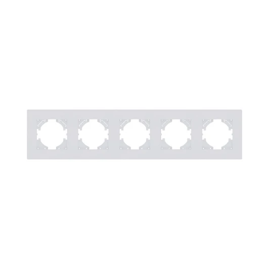 AT5WM Рамка 5-постовая белый матовый Kollinger Aspekt AT5WM