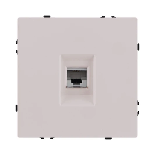 EC-019CM Розетка телефонная RJ11 кашемир матовый Kollinger Eclipse EC-019CM