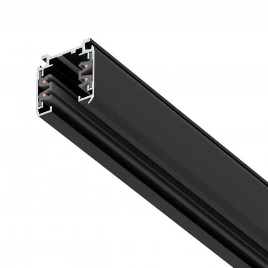 504028-R Шинопровод трехфазный накладной четырехконтактный Lightstar Quattro 504028-R 2 метра 220V стыковочными пазами (круглые медные жилы)