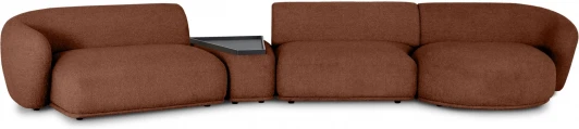 853515 Диван Fabro ОГОГО (арт.853515), (Ткань,Букле/Терракотовый)