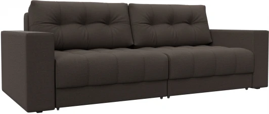 128383 Диван прямой с декором Лига-049 НПБ Лига Диванов (Рогожка) арт.128383