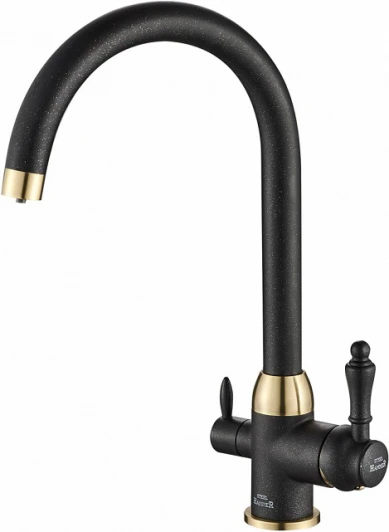 SH 723 BLACK BR Смеситель Steel Hammer SH 723 BLACK BR для кухонной мойки