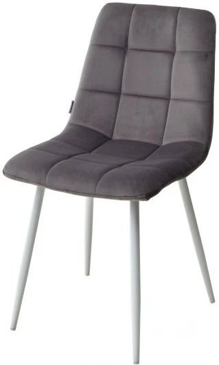 UDC7094G10812WHT Стул CHILLI G108-12 антрацит/ белый каркас, велюр