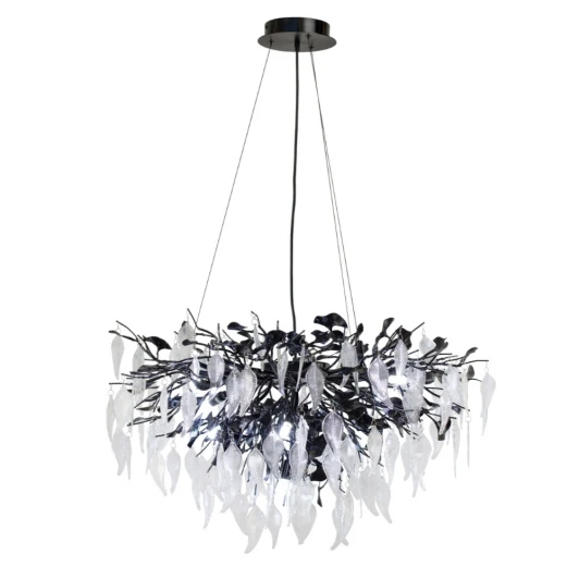 WOODSTAR D800 BK Подвесная люстра AM Group WOODSTAR WOODSTAR D800 BK (220V, на тросе, листья)