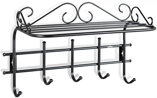8266018901 Вешалка Грация 2/5 черный/черный Sheffilton 8266018901