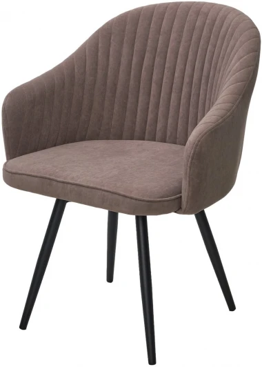 670M05782 Стул AVIOR, 360 град. поворот. B5 Капучино, велюр / черный каркас, М-City