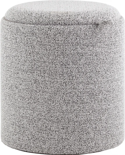 УТ000038727 Пуф-столик с ящиком Хюгге S букле серый, Stool Group