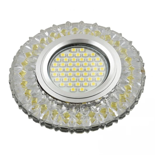 DLS-L138 GU5.3 GLASSY/GOLD Встраиваемый точечный светильник Fametto Luciole DLS-L138 GU5.3 GLASSY/GOLD