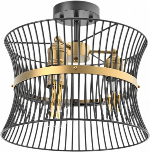 IL1005-3C-05 BK GD Потолочная люстра на штанге ILLUMICO IL1005-3C-05 BK GD (220V)