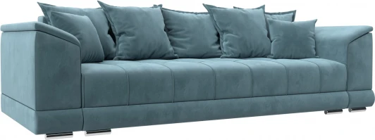 129450 Диван прямой НордСтар НПБ Лига Диванов (Велюр) арт.129450