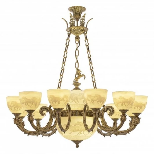 71009P/12/250 FP P1 U Horse Y4 FH1M Подвесная люстра Bohemia 7100 71009P/12/250 FP P1 U Horse Y4 FH1M