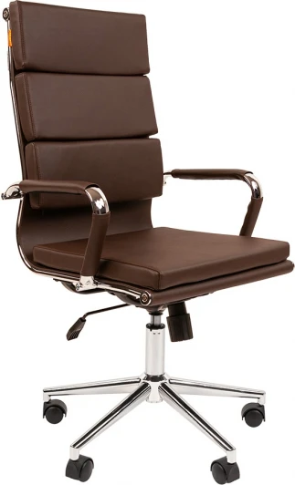 CHAIRMAN 750 Компьютерное кресло CHAIRMAN 750 (Металл,Экокожа/Коричневый)