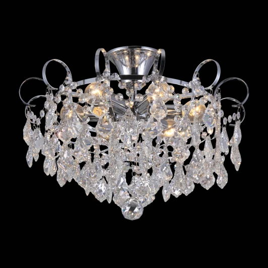 HAPPY DIAMONDS 11545/6C CHROME Потолочная люстра Natali Kovaltseva Happy Diamonds 11545/6C CHROME