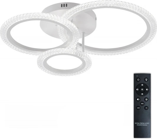 LED LAMPS 81451 Потолочная люстра светодиодная с пультом ДУ 66W, белый, LED Natali Kovaltseva Pure LED LAMPS 81451