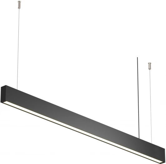 P051PL-36W2.7-6K-B Подвесной линейный светодиодный светильник Maytoni Basis P051PL-36W2.7-6K-B (220V, на тросе)