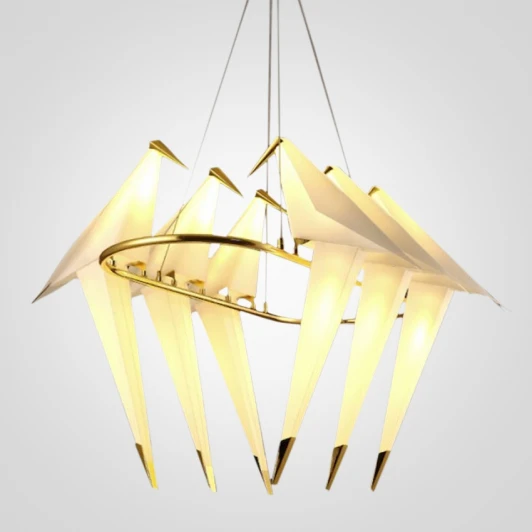40.1046 Подвесная люстра Origami Bird Chandelier 6 ImperiumLoft 40,1046 (75599-22)