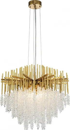 V000603 Подвесная люстра (12052/10P Gold) Indigo Cappella V000603 (220V, хрусталь, на тросе)