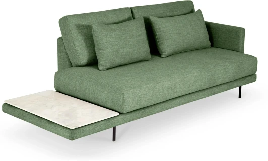 787114 Кушетка Ricadi ОГОГО (арт.787114), (Ткань/Зеленый)