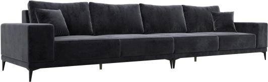 127265 Диван прямой Льюес Лонг Лига Диванов (Велюр) арт.127265