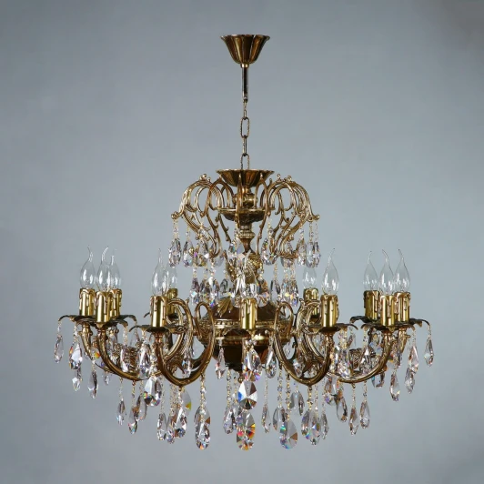 8888/12 PB Honey Leaf Подвесная люстра Ambiente Alicante 8888/12 PB Honey Leaf