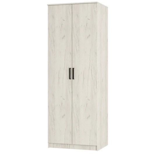 00-00186619 Шкаф БТС 2-х створчатый Фиеста, Дуб крафт белый