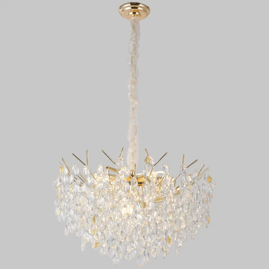 IL5160-600PZF-25 GD ELITE Подвесная люстра хрустальная ILLUMICO IL5160-600PZF-25 GD ELITE