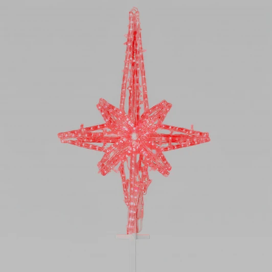 LC-13223 Светодиодная Макушка «Роза Ветров » 75 см, красная, 220В Laitcom LC-13223