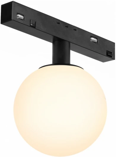 SMART 4822-016-D120-6W-340DG-BK Трековый магнитный светильник 48V iLedex Vision48/22 SMART 4822-016-D120-6W-340DG-BK (регулировка яркости, управление смартфоном, умный дом - Алиса, шар)