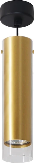48747 Подвесной светильник Feron ML1898 Barrel LUMINA levitation 48747 MR16 35W золото, черный (220V, на проводе, круглые)