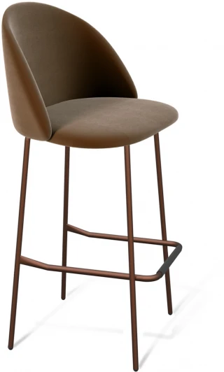 3408423301 Стул барный SHT-ST35/S29 кофейный ликер/медный металлик от фабрики Sheffilton