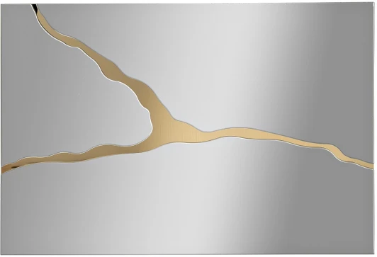 KFG194 Зеркало с золотым декором 110*76*2см Garda Decor арт.KFG194