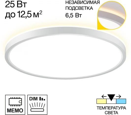 CL748320 Настенно-потолочный светильник Citilux Norma CL748320 (LED, 220V, круглые)