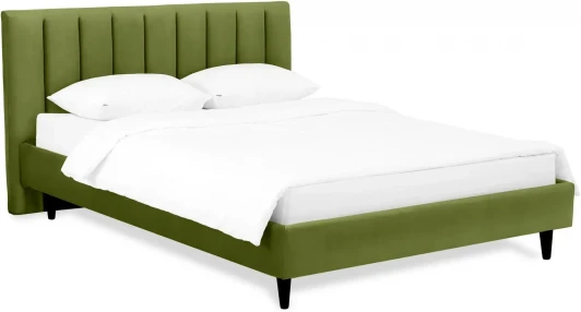 577482 Кровать Queen II Sofia L 1600 ОГОГО (арт.577482), (Ткань/Зеленый)