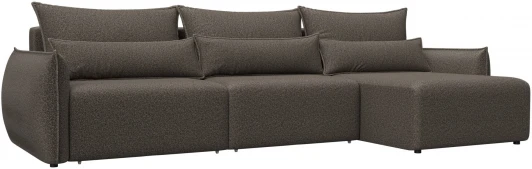 128670 Диван угловой Лига-051 НПБ Лонг угол универсальный Лига Диванов (Велюр) арт.128670
