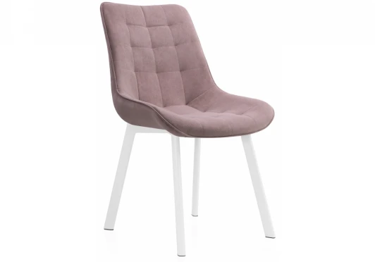 11937 Обеденный стул на металлокаркасе Woodville Hagen light purple / white 11937