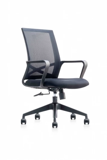 CLG-431 MBN Black Кресло оператора современного дизайна CLG-431 MBN Black