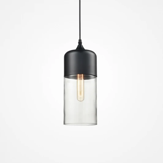 NORD1 Подвесной светильник NORD B Black/Transparent